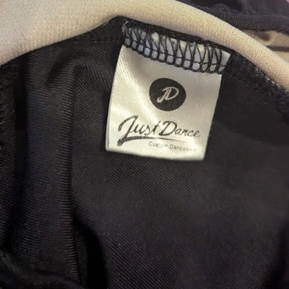 Just Dance Customs * Black Mesh Leotard * Child Medium - Picture 5 of 8